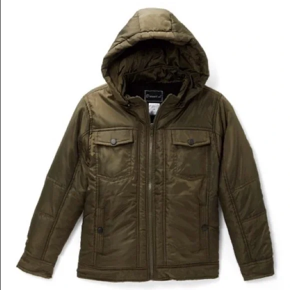 daniel l Jackets Coats Daniel L Boys Army Green Detachable